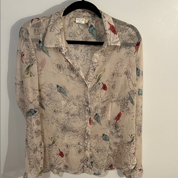 Magnolia Cream Floral Blouse - Picture 1 of 4